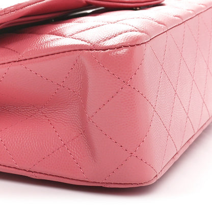 Chanel Caviar Quilted Medium Double Flap Pink 9 of 10