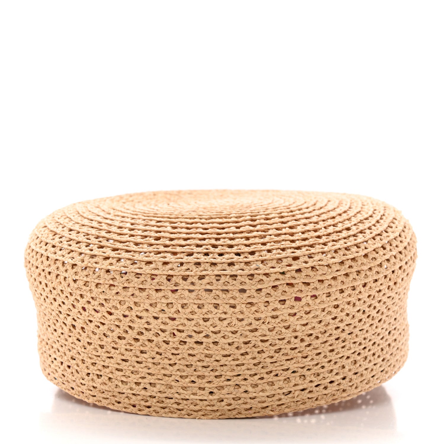Hermes Raffia Braided Galatee Cap 58 Naturel 6 of 9