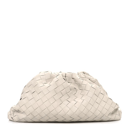 Bottega Veneta Nappa Maxi Intrecciato The Pouch Oversized Clutch Plaster 1 of 11