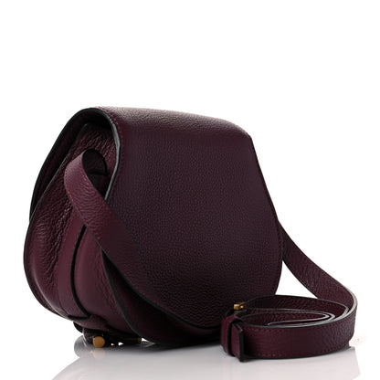 Chloe Calfskin Mini Marcie Round Crossbody Bag Intense Violine 2 of 9