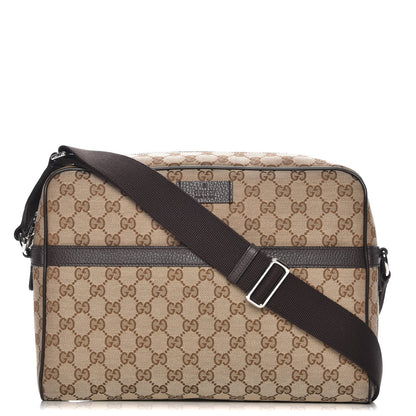 Gucci Monogram Messenger Bag Dark Brown 1 of 7