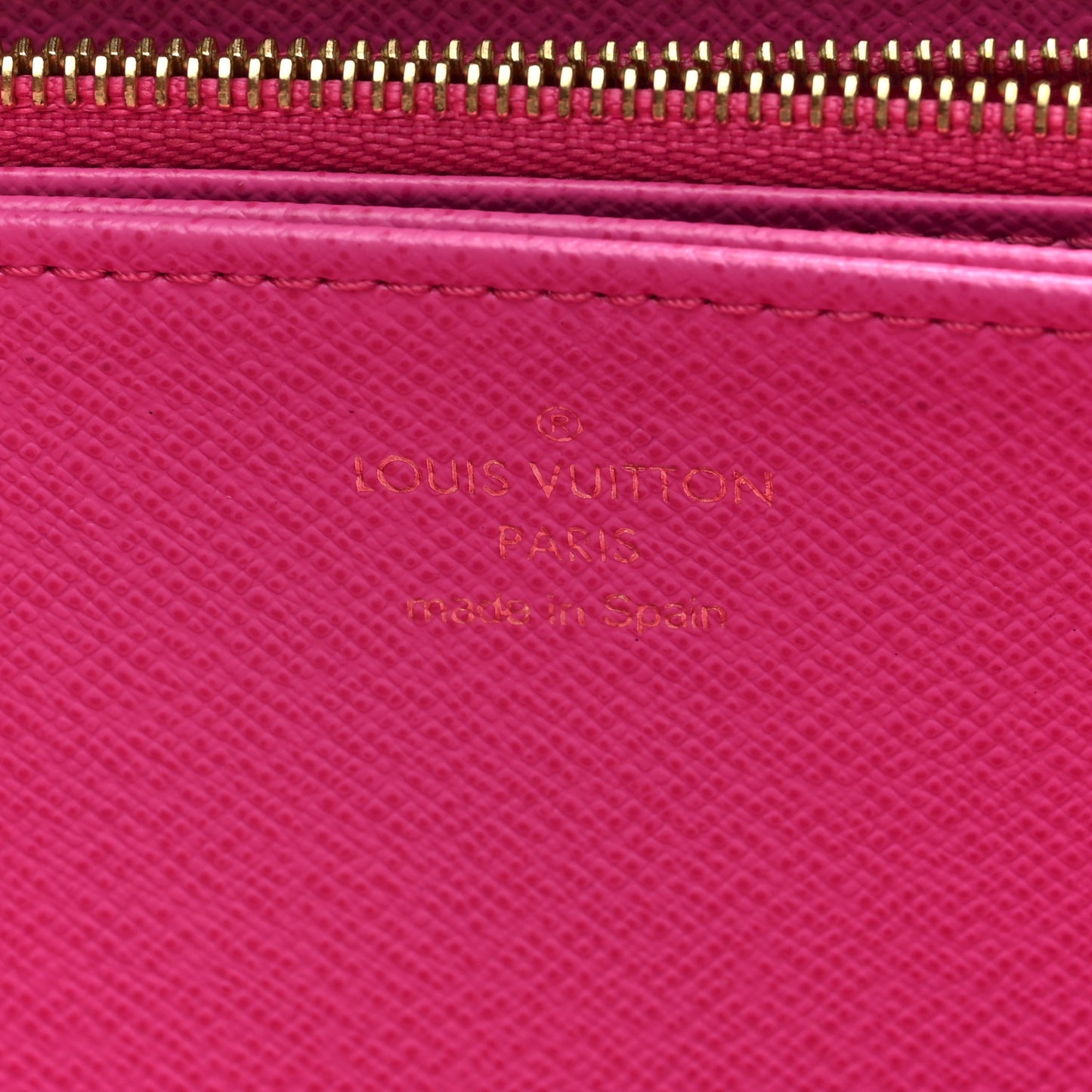 Monogram Giant Spring In The City Zippy Wallet Midnight Fuchsia