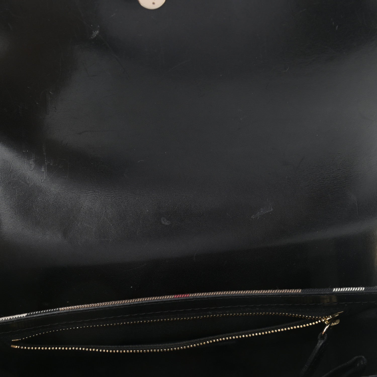Burberry House Check Bridle Calfskin Small Abbott Crossbody Bag Black 9 of 20