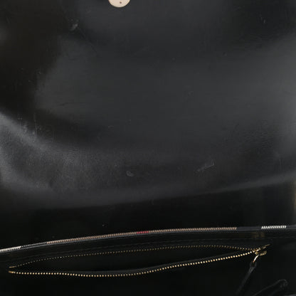 Burberry House Check Bridle Calfskin Small Abbott Crossbody Bag Black 9 of 20