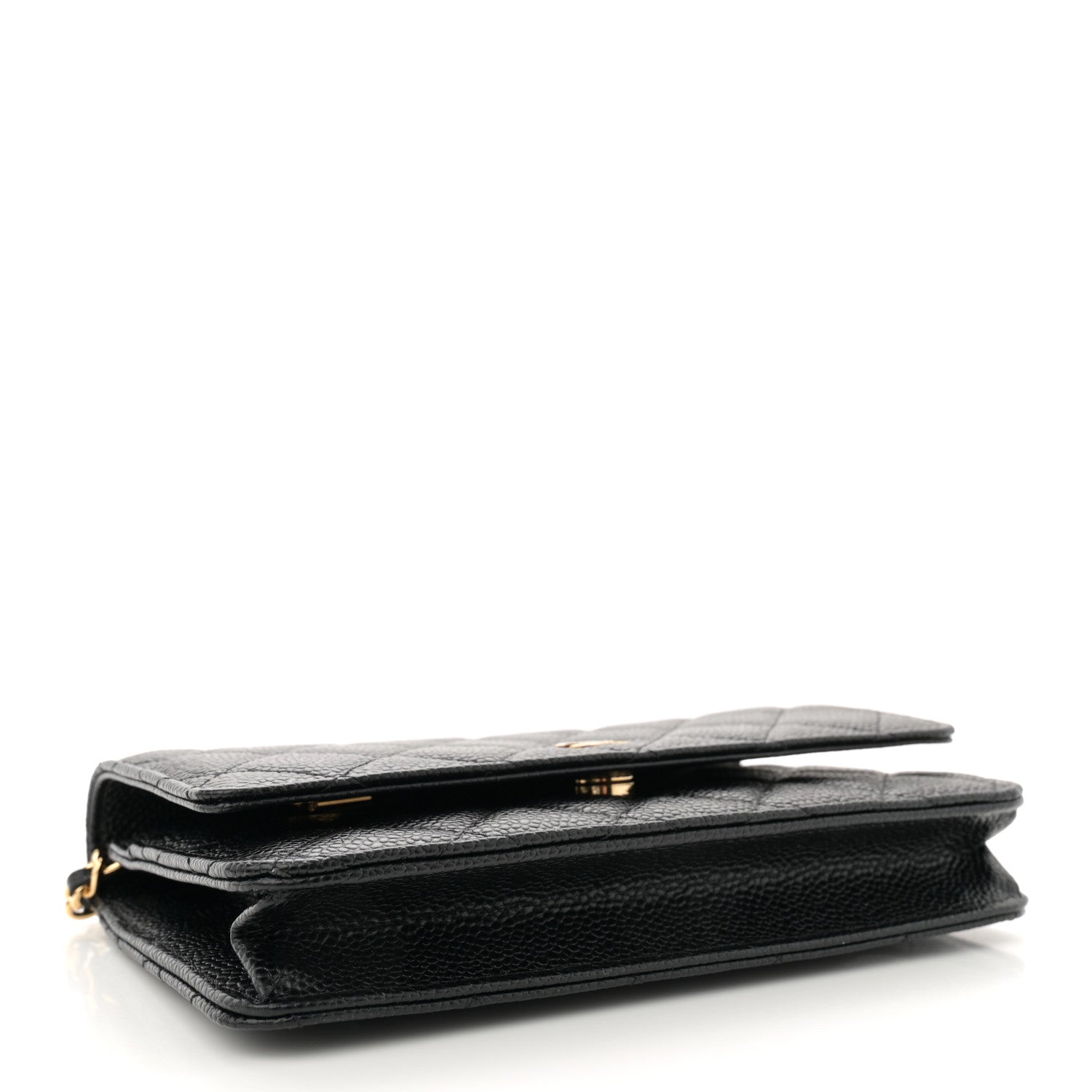 Chanel Caviar Quilted Wallet On Chain WOC Black 4 of 11