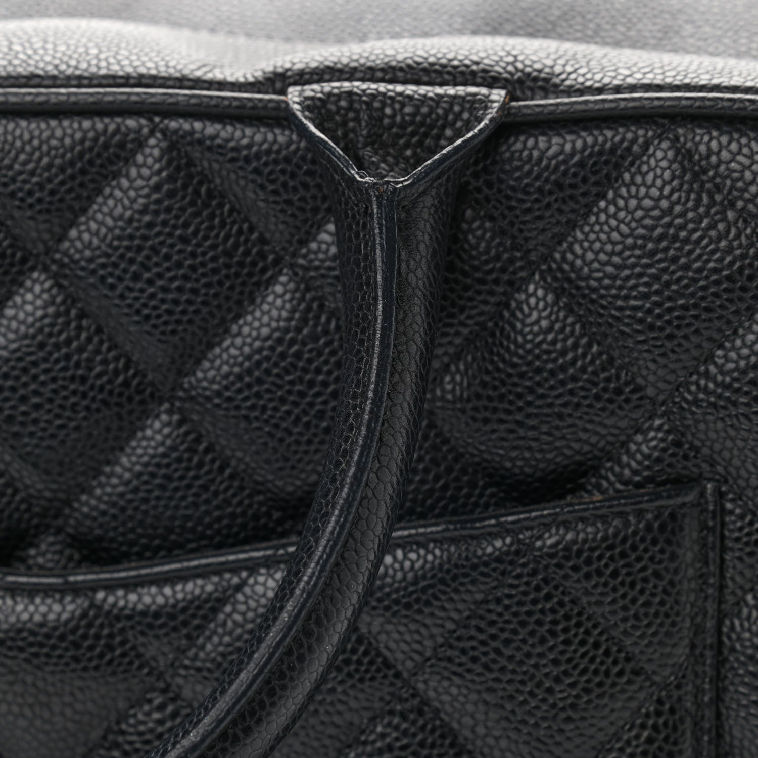 Chanel Caviar Quilted Large Bowler Black 11 of 11
