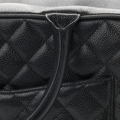 Chanel Caviar Quilted Large Bowler Black 11 of 11