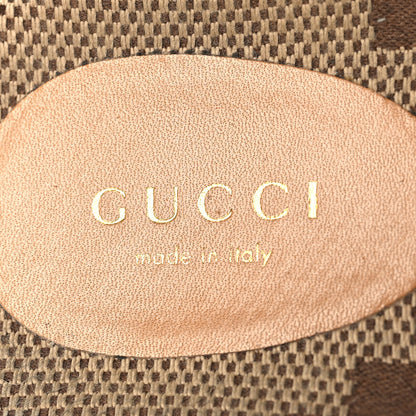 Gucci Monogram Maxi GG Angelina Platform 55mm Slide Sandals 39.5 Camel Ebony 9 of 10