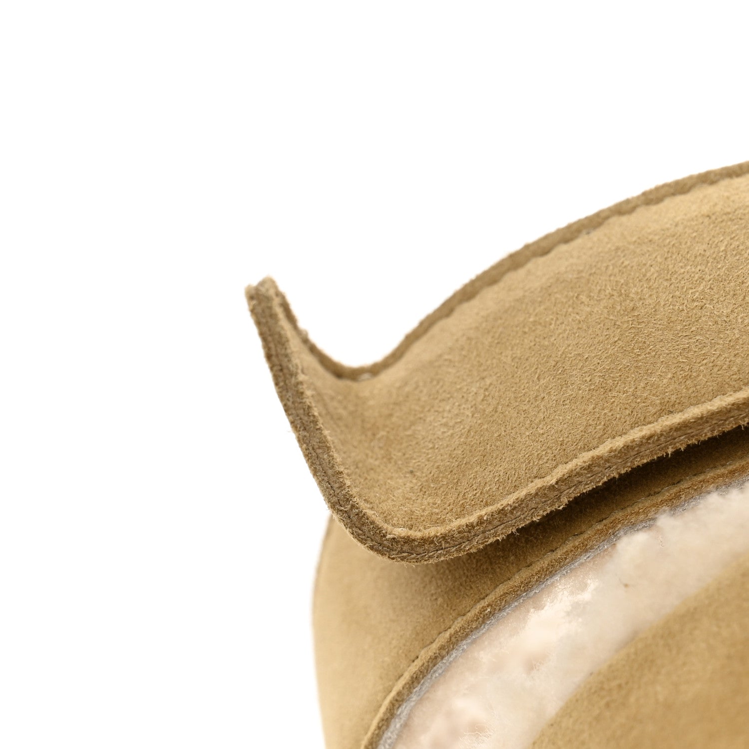 Hermes Suede Goatskin Woolskin Womens Chypre Sandals 36 Beige Albatre Ecru 9 of 10