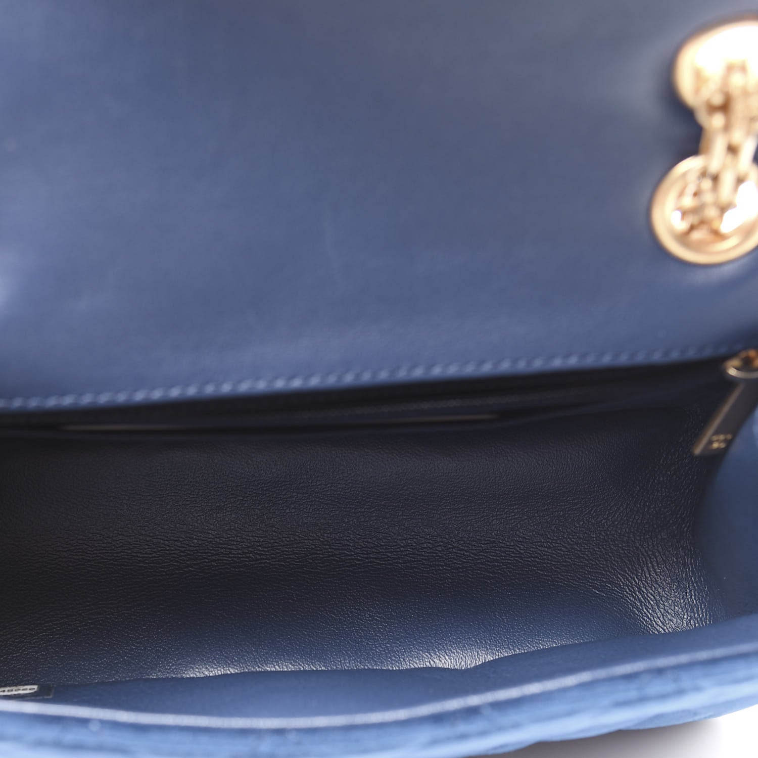 Chanel Velvet Quilted Mini 2.55 Reissue Flap Blue 6 of 9