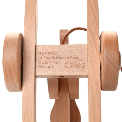 Hermes Beechwood Spirit Pull-Along Rocking Horse Naturel 8 of 8