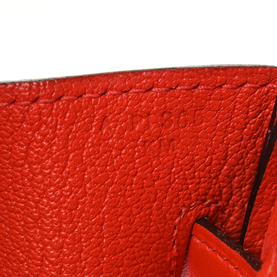Tadelakt Birkin 30 Capucine