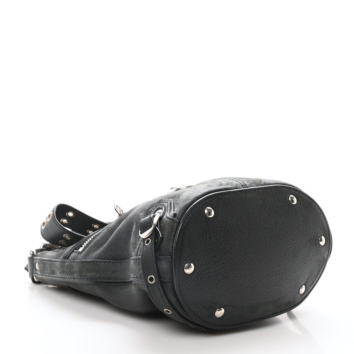Calfskin Emo Bucket Bag XS Black