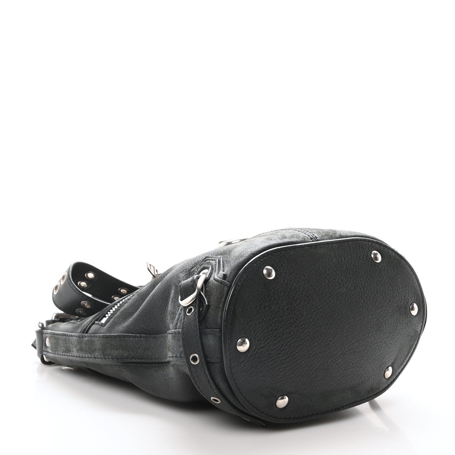 Balenciaga Calfskin Emo Bucket Bag XS Black 4 of 11