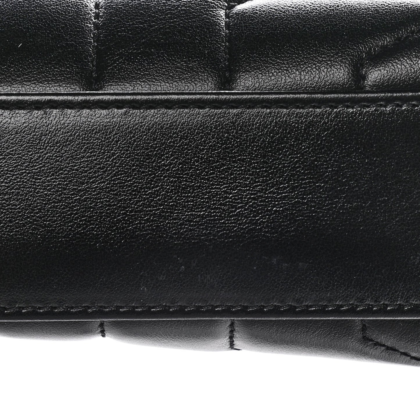 Calfskin Y Quilted Monogram Toy Loulou Crossbody Bag Black