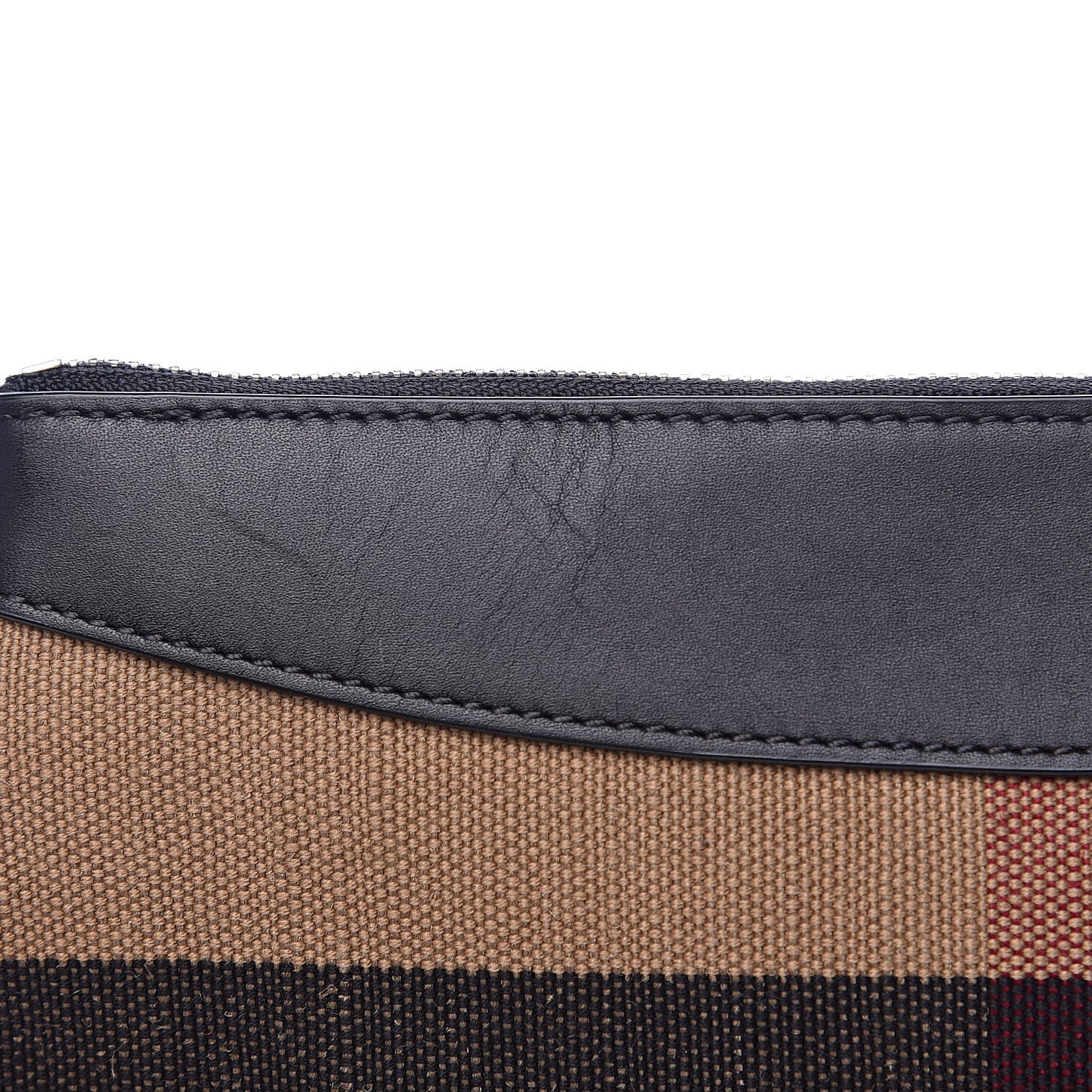 Mega Check Peyton Crossbody Clutch Bag Black