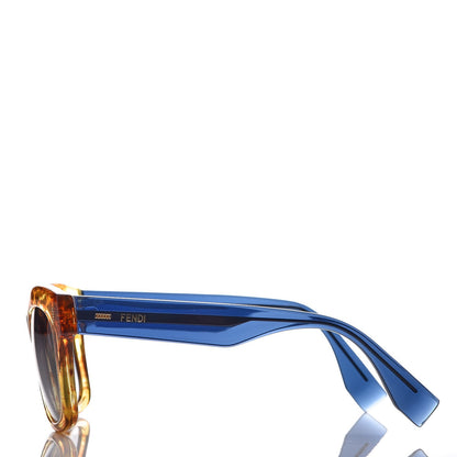 Fendi Sunglasses FF0025/S Gold Havana Blue 3 of 7