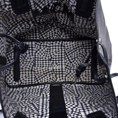 MCM Visetos Medium Liz Reversible Shopper Tote Black 6 of 16