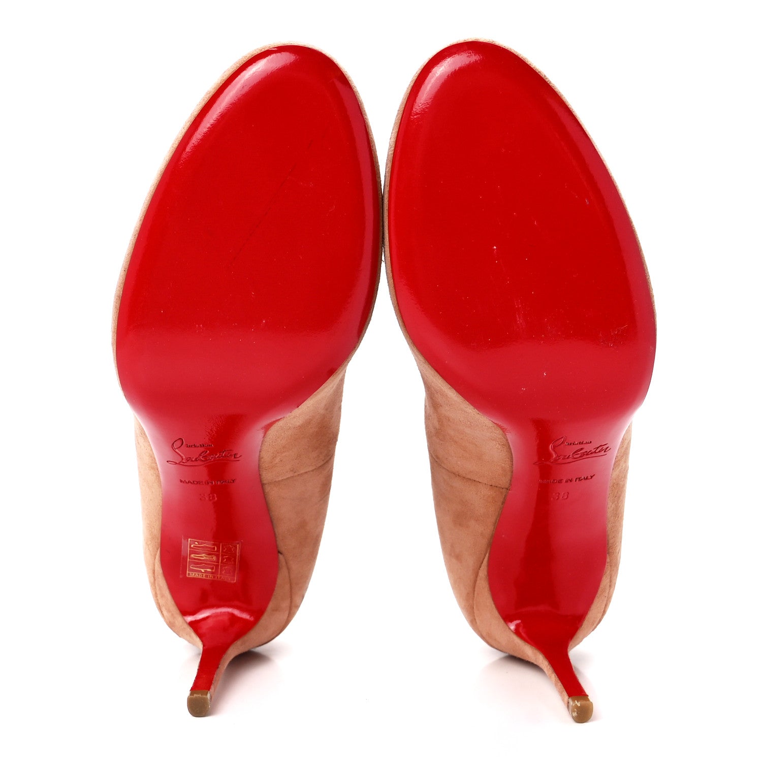 Christian Louboutin Veau Velours Simple Pumps 38 Courtisane 5 of 7