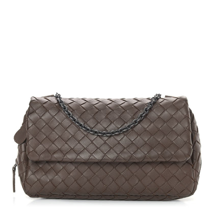 Bottega Veneta Nappa Intrecciato Mini Messenger Bag Espresso 1 of 13