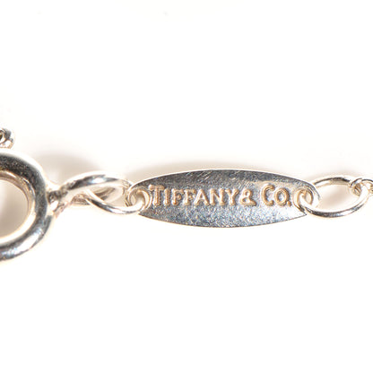 Tiffany Sterling Silver Diamond .10ct Elsa Peretti Diamonds by the Yard Pendant Necklace 4 of 7