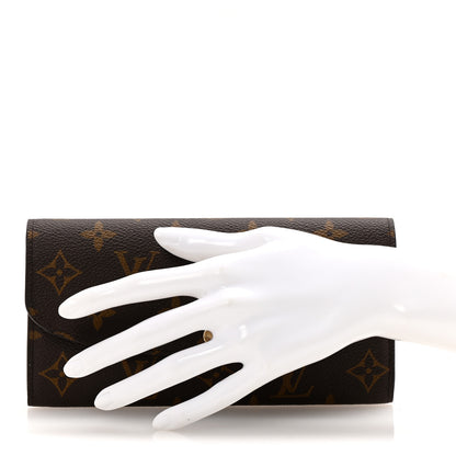 Louis Vuitton Monogram Emilie Wallet Rose Ballerine 2 of 7