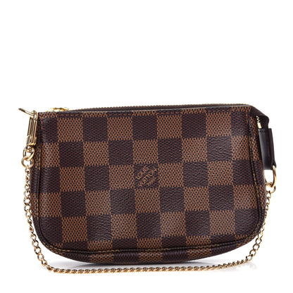 Louis Vuitton Damier Ebene Mini Pochette Accessories 1 of 10