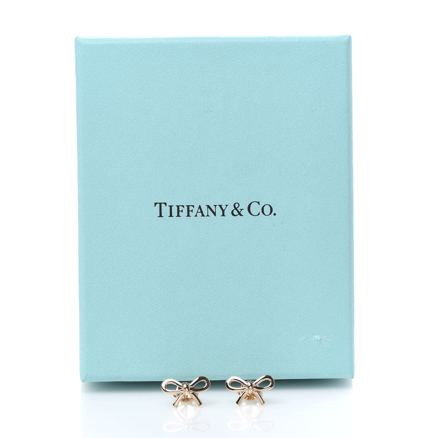 18K Rose Gold Bow Earrings