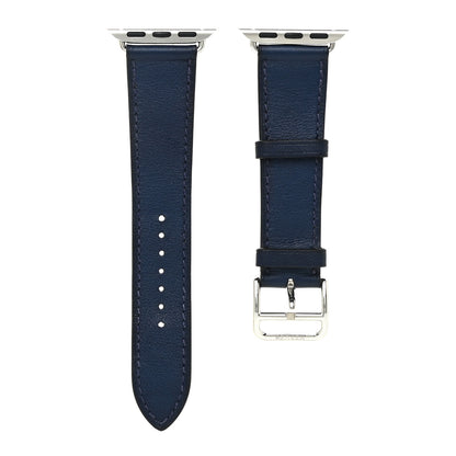 Hermes Swift 40mm Apple Watch Single Tour Band Bleu Navy 1 of 10