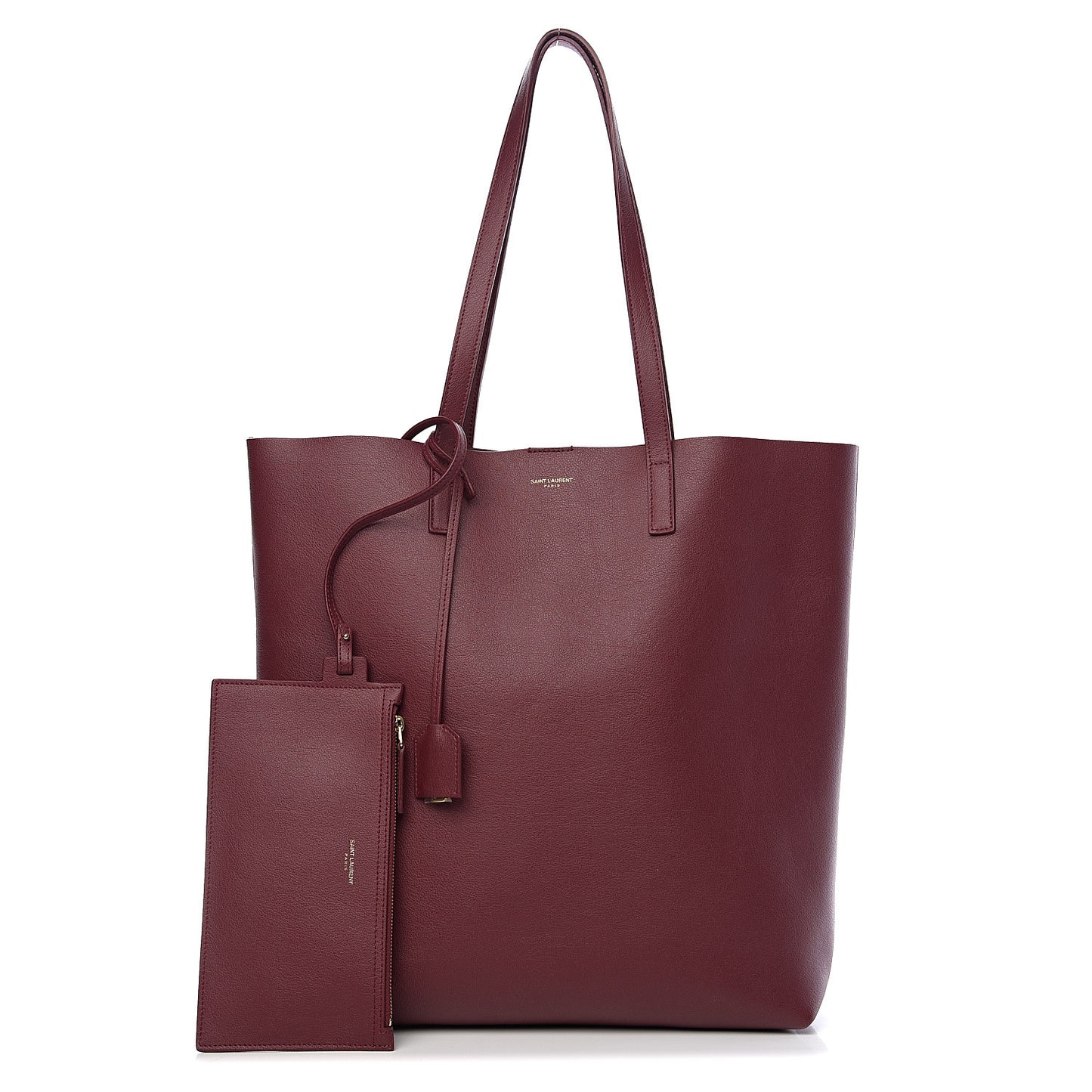 Calfskin Medium Shopping Tote Palissandre