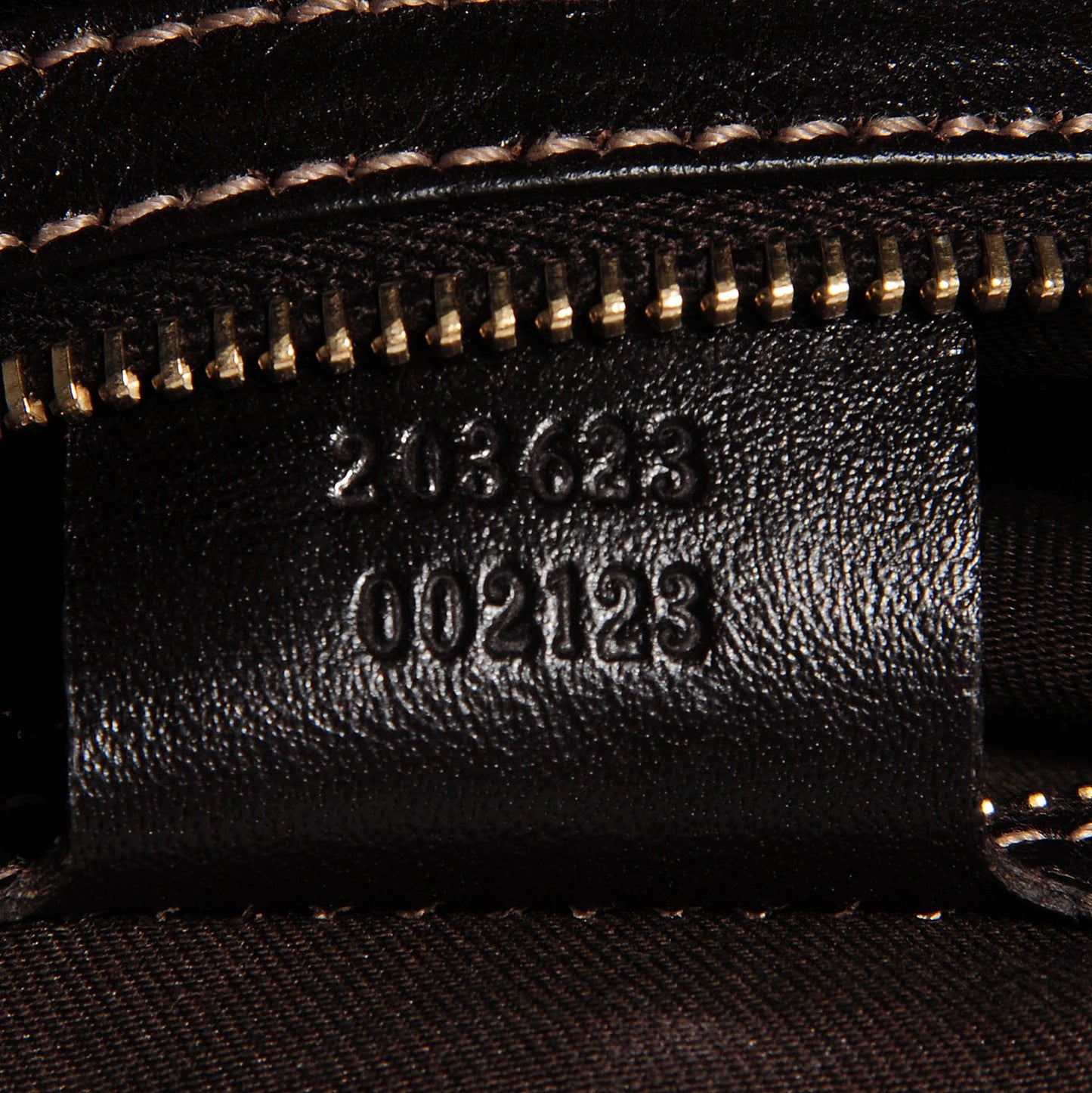 Monogram Studded Pelham Tote Dark Brown