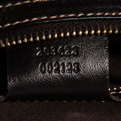 Gucci Monogram Studded Pelham Tote Dark Brown 7 of 9