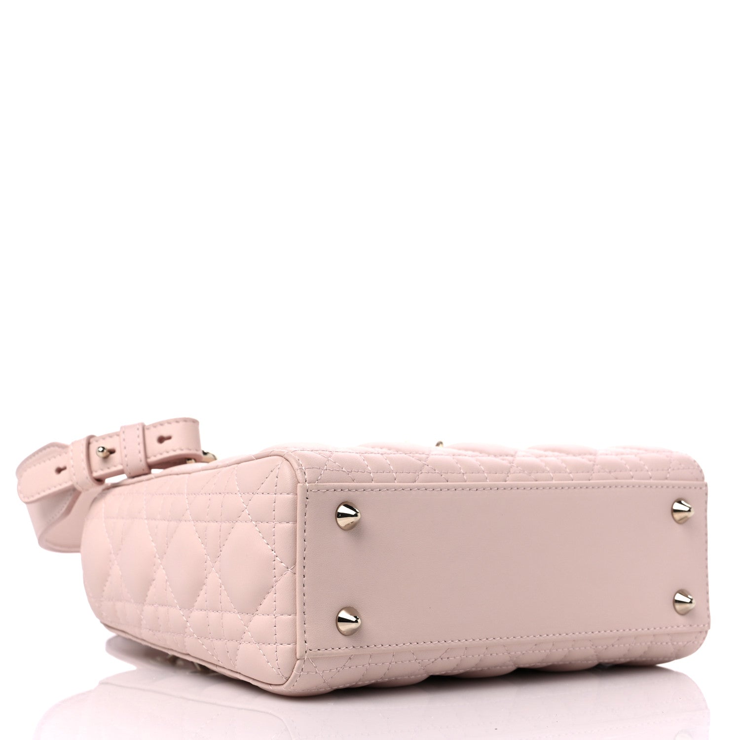 Christian Dior Lambskin Cannage Small My ABCDior Lady Dior Light Pink 4 of 8