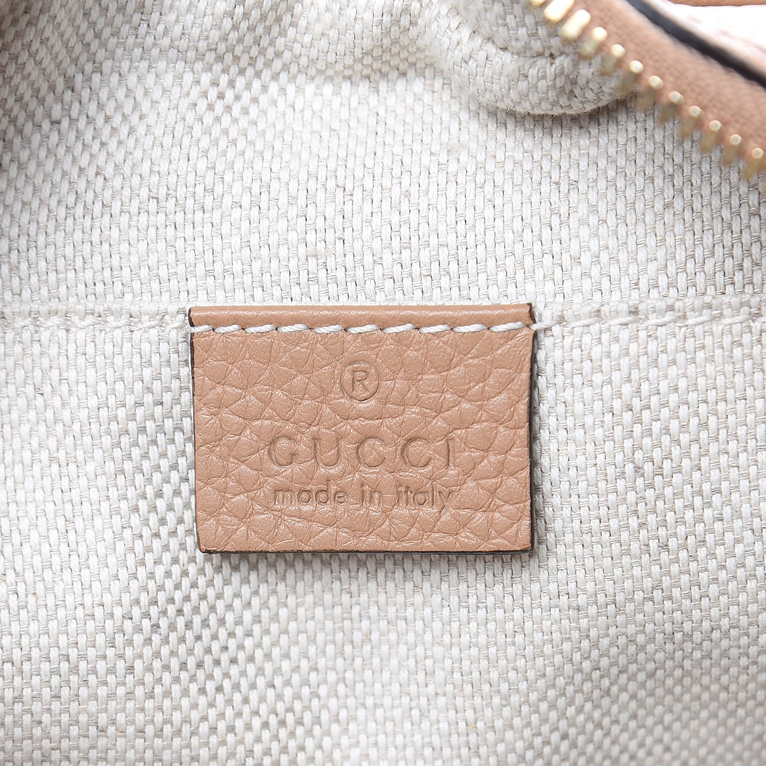 Gucci Pebbled Calfskin Small Soho Disco Bag Rose Beige 6 of 11