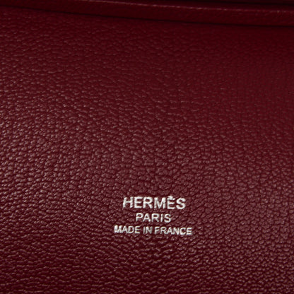 Hermes Taurillon Clemence Jypsiere 28 Bois De Rose 6 of 6