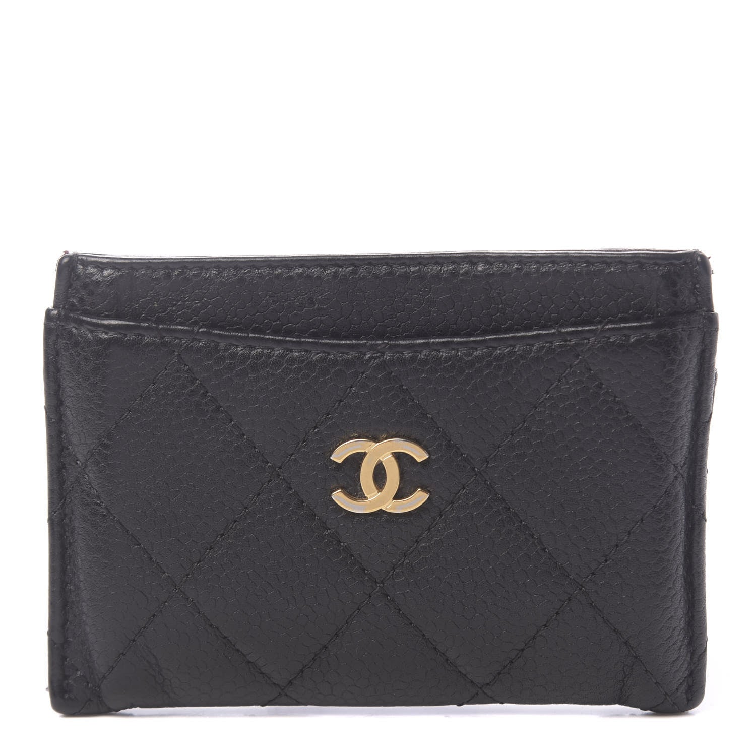 Chanel Caviar Quilted Card Holder Black 1 of 9