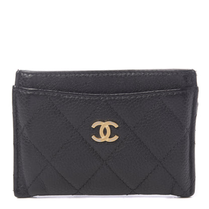 Chanel Caviar Quilted Card Holder Black 1 of 9