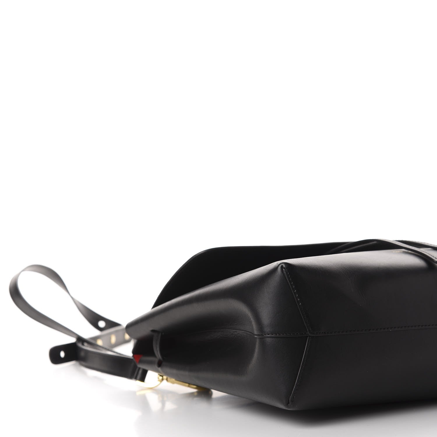 Mansur Gavriel Calfskin Lady Bag Black Flamma 8 of 11