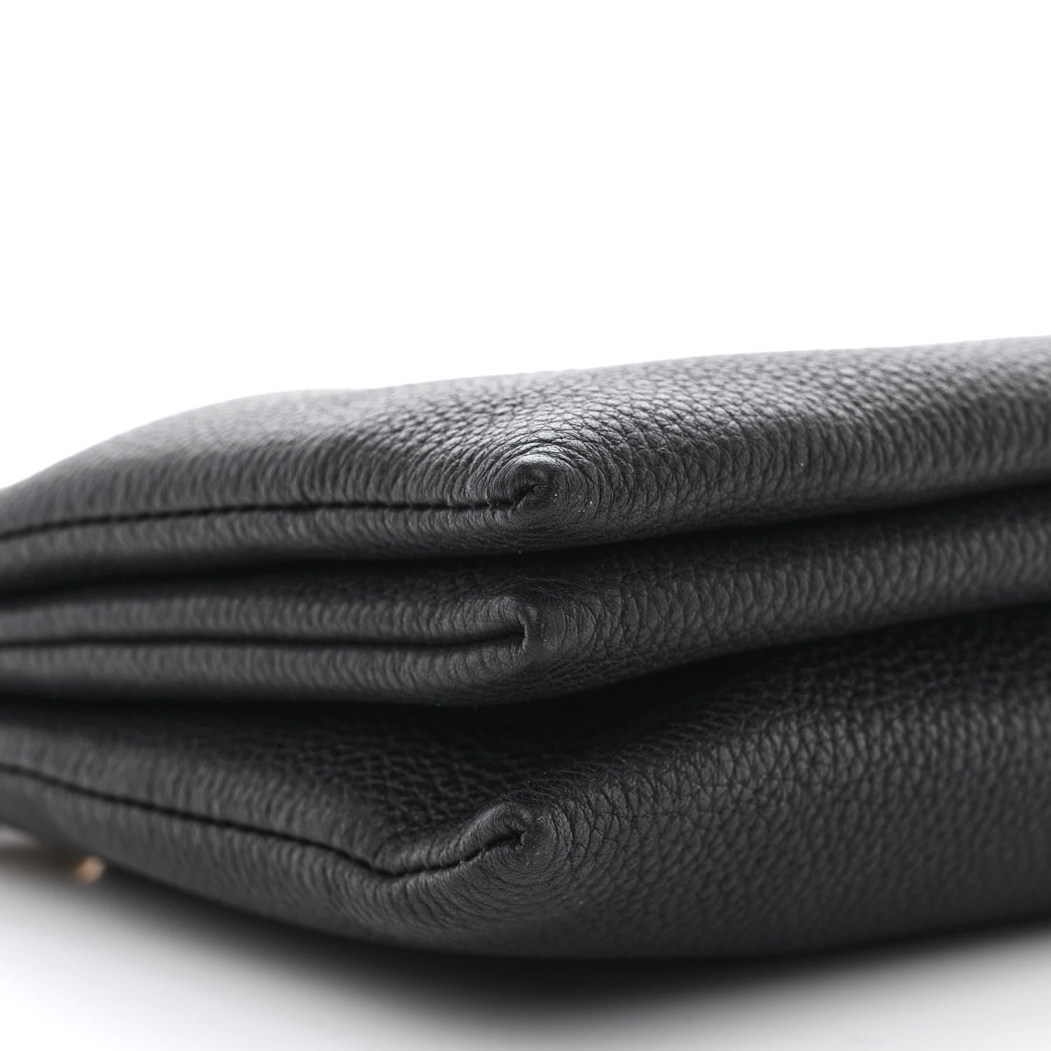 Bottega Veneta Grained Calfskin Saint Germain Chain Crossbody Pouch Black 11 of 12