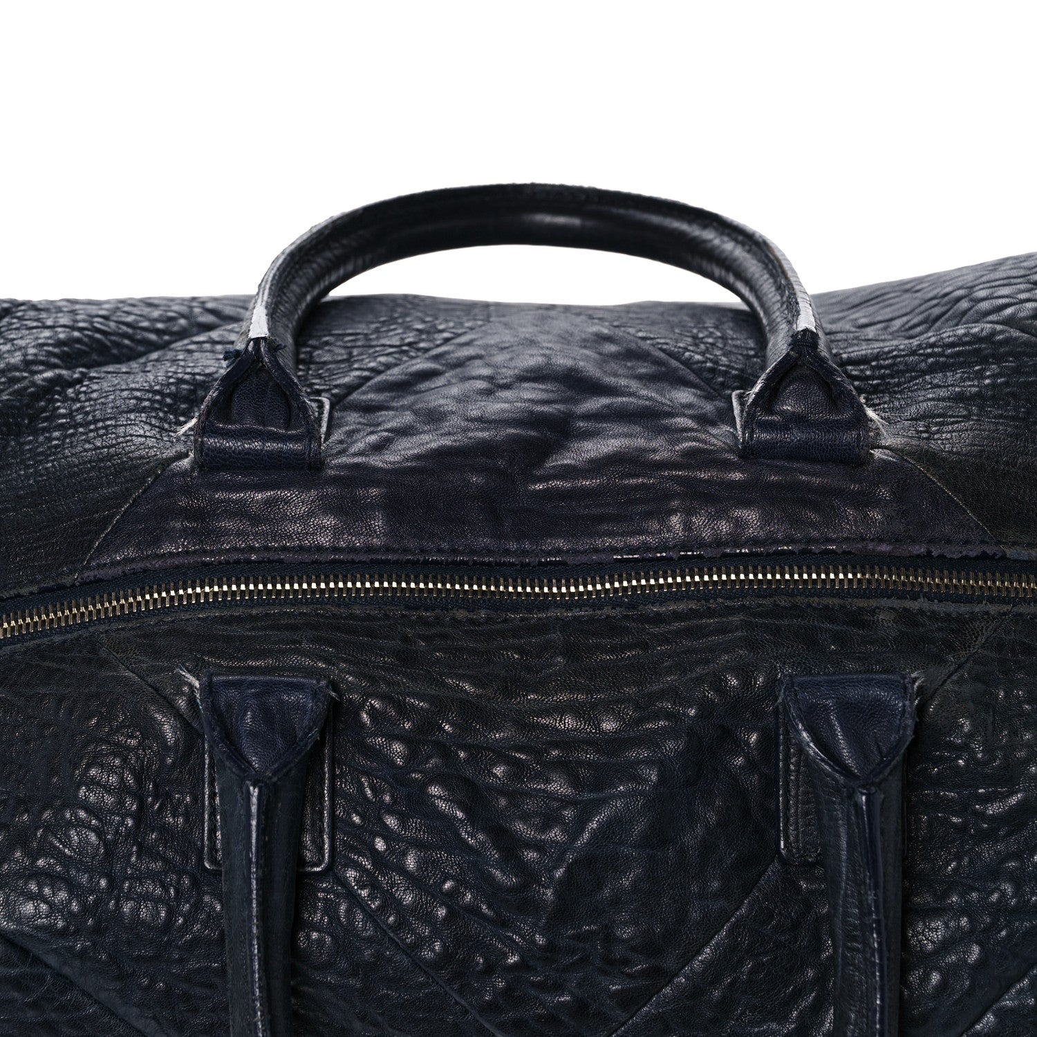 Saint Laurent Pebbled Lambskin Medium Easy Sac Black 13 of 17