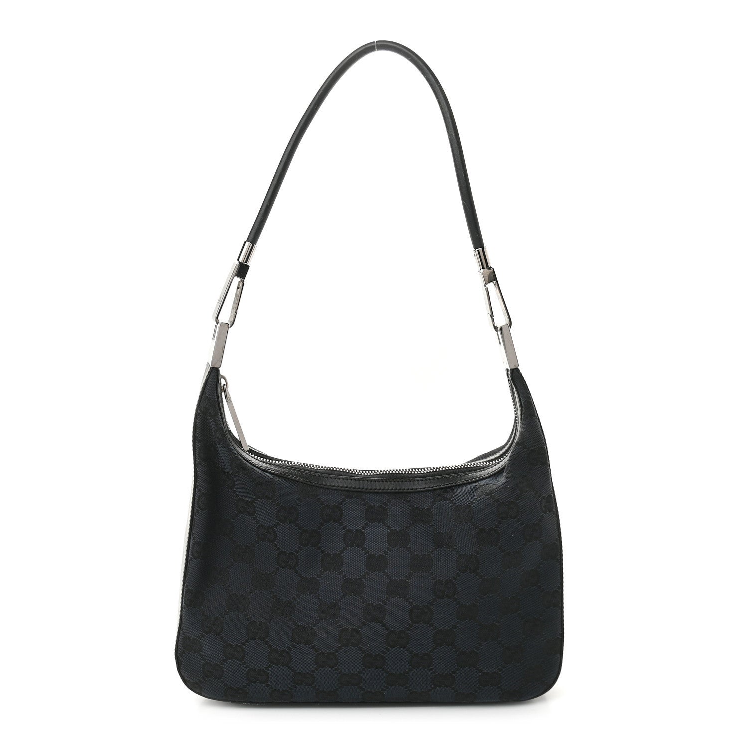 Gucci Monogram GG Small Clasp Hobo Black 1 of 10