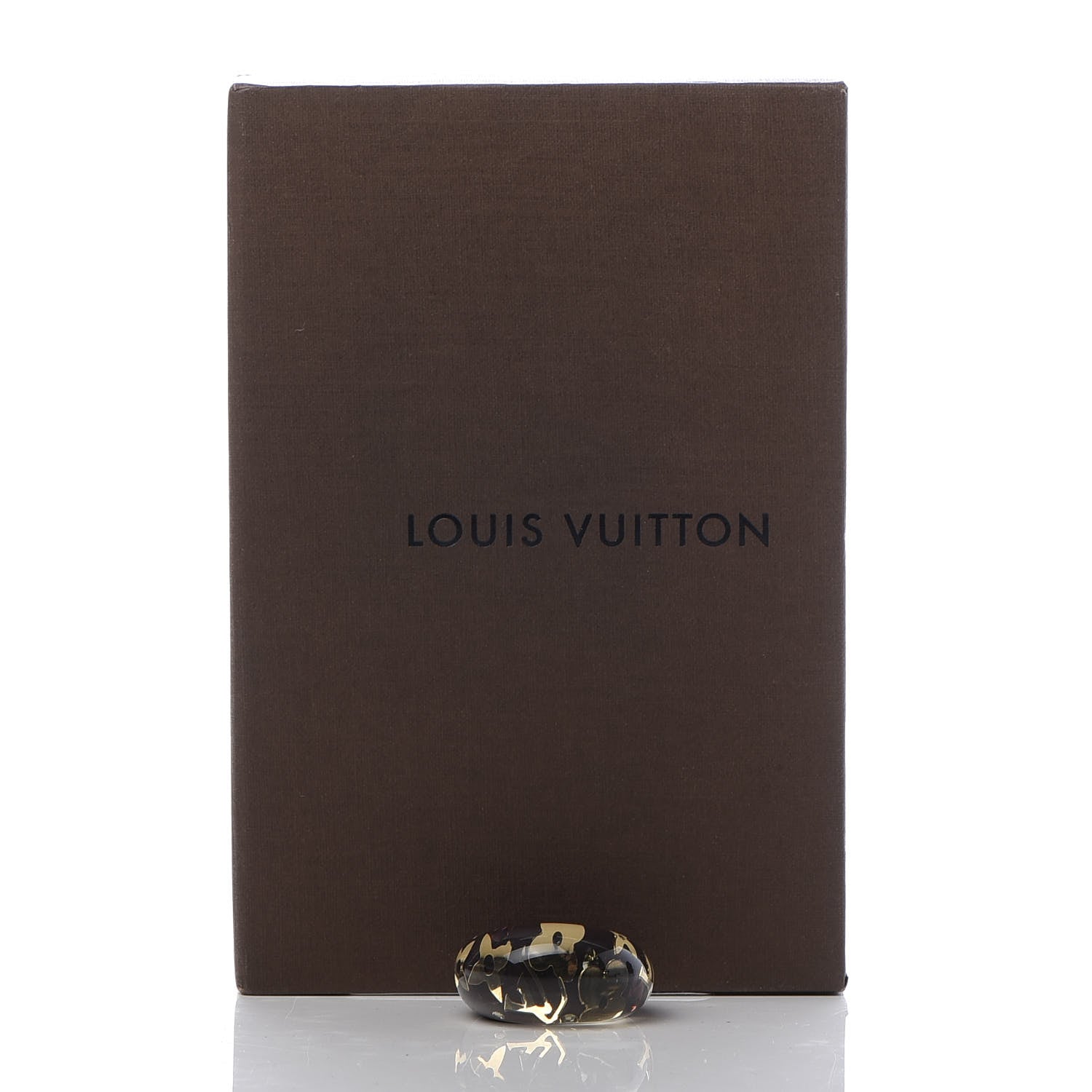 Louis Vuitton Resin Swarovski Crystal Inclusion Ring Amarante 6 of 6