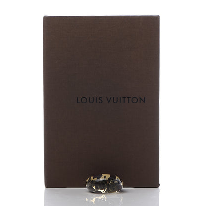 Louis Vuitton Resin Swarovski Crystal Inclusion Ring Amarante 6 of 6