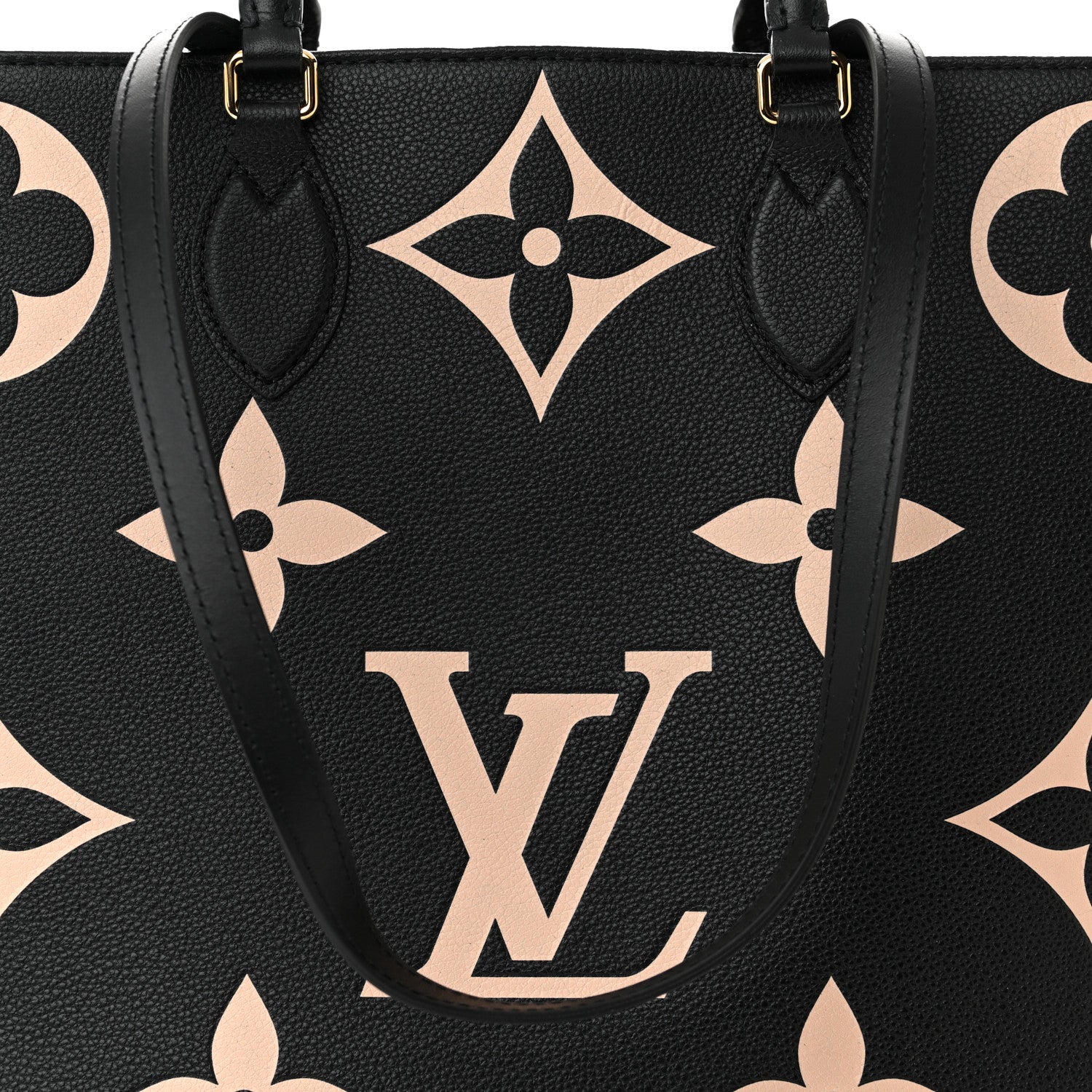 Louis Vuitton Empreinte Monogram Giant Onthego GM Black Beige 7 of 9