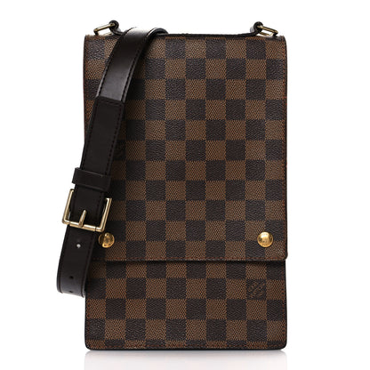 Louis Vuitton Damier Ebene Portobello Travel Shoulder Bag 1 of 9