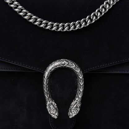 Gucci Suede Medium Dionysus Shoulder Bag Black 10 of 10