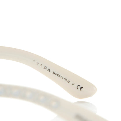 Prada Crystal Baroque Sunglasses SPR 31P White 3 of 4