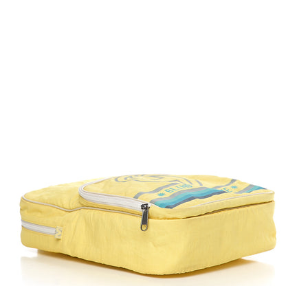 Gucci Nylon Twill Blind For Love Interlocking G Backpack Pastel Yellow Multicolor 3 of 9