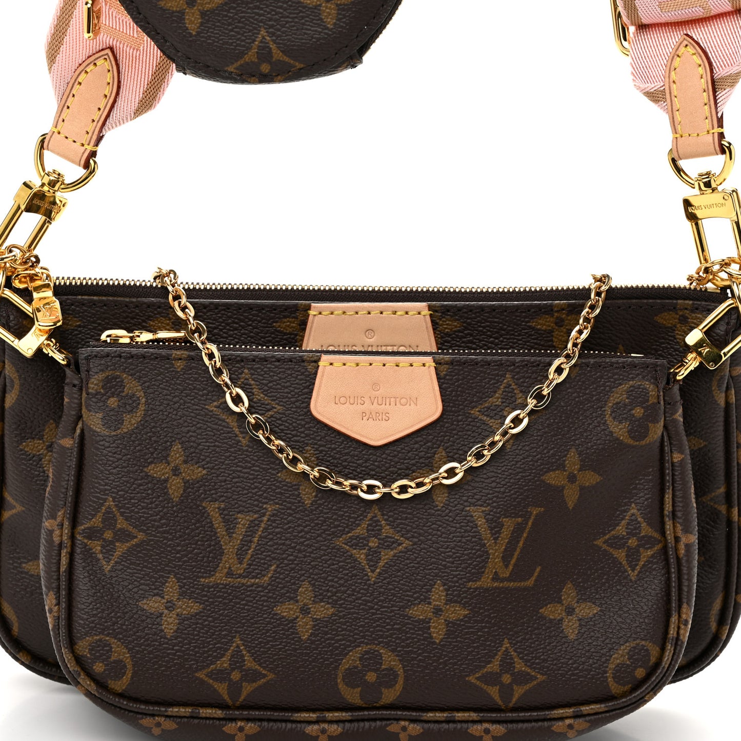 Monogram Multi Pochette Accessories Rose Clair