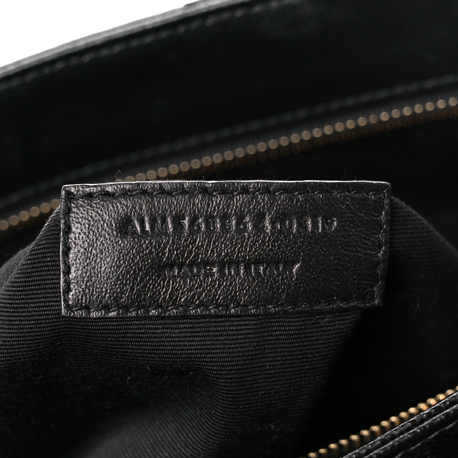 Saint Laurent Grain de Poudre Matelasse Chevron Medium Tribeca Shopping Bag Black 6 of 10